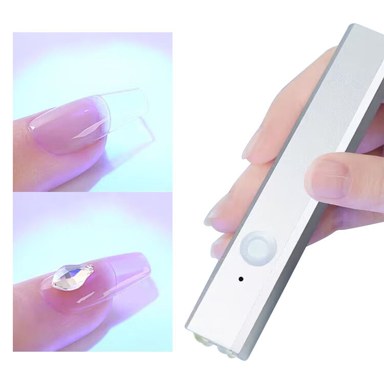 Lampe sèche-ongles UV une ligne rechargeable sans fil 8W