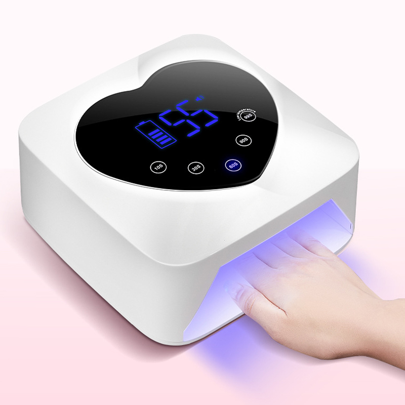 Lampe à ongles intelligente en forme de cœur