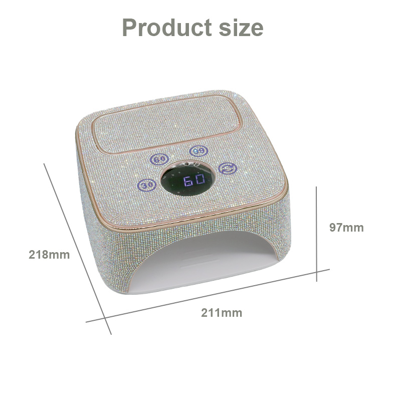 Home Use High Power Shine Nail Rustrou de colle de colle à LED lampe