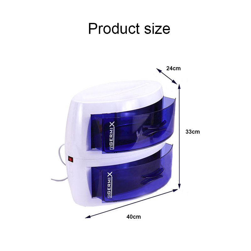 Double-tier pull-out disinfection cabinet
