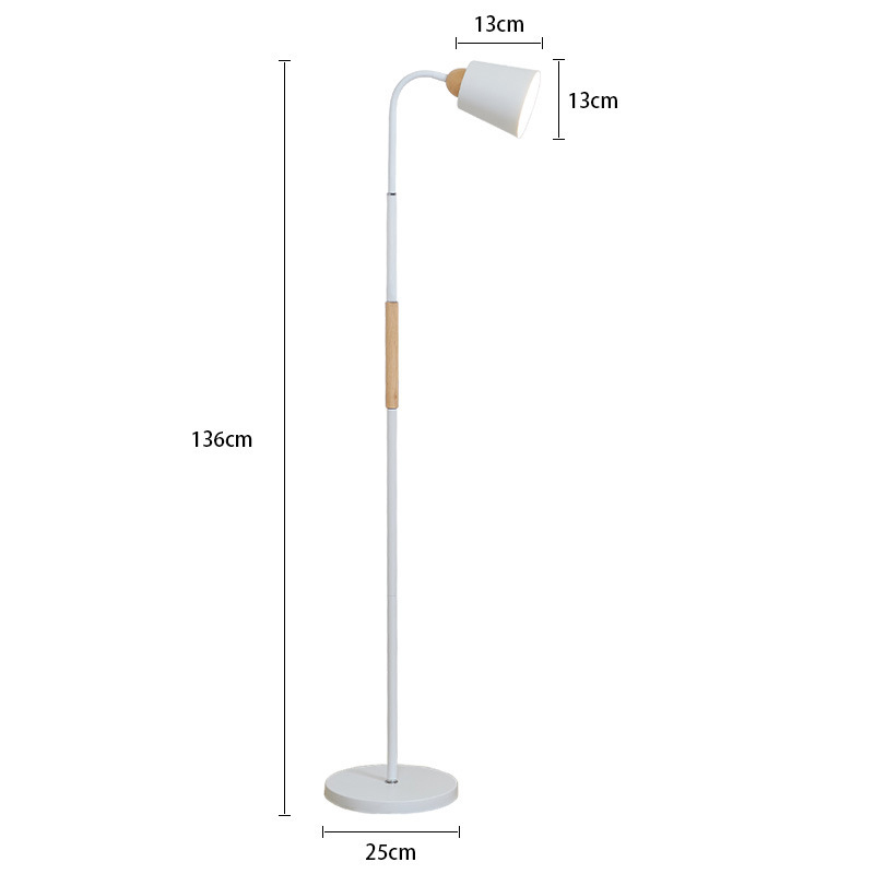 Lampadaire de lecture à télécommande à intensité variable LED