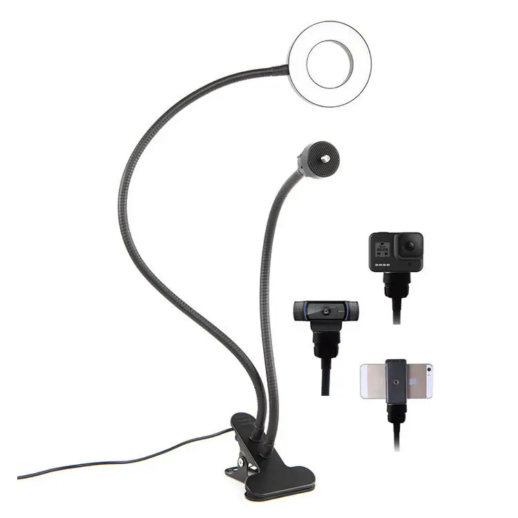 LED Live Fill Light 6 pouces Lumière d'anneau photo
