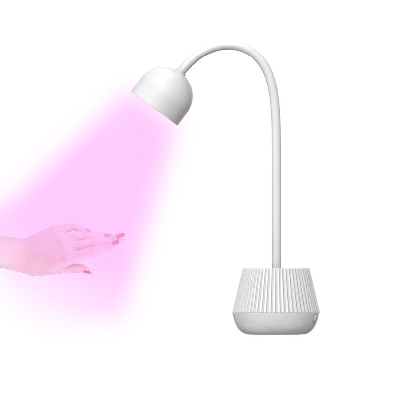 Lampe sèche-ongles de bureau sans fil rechargeable 24W